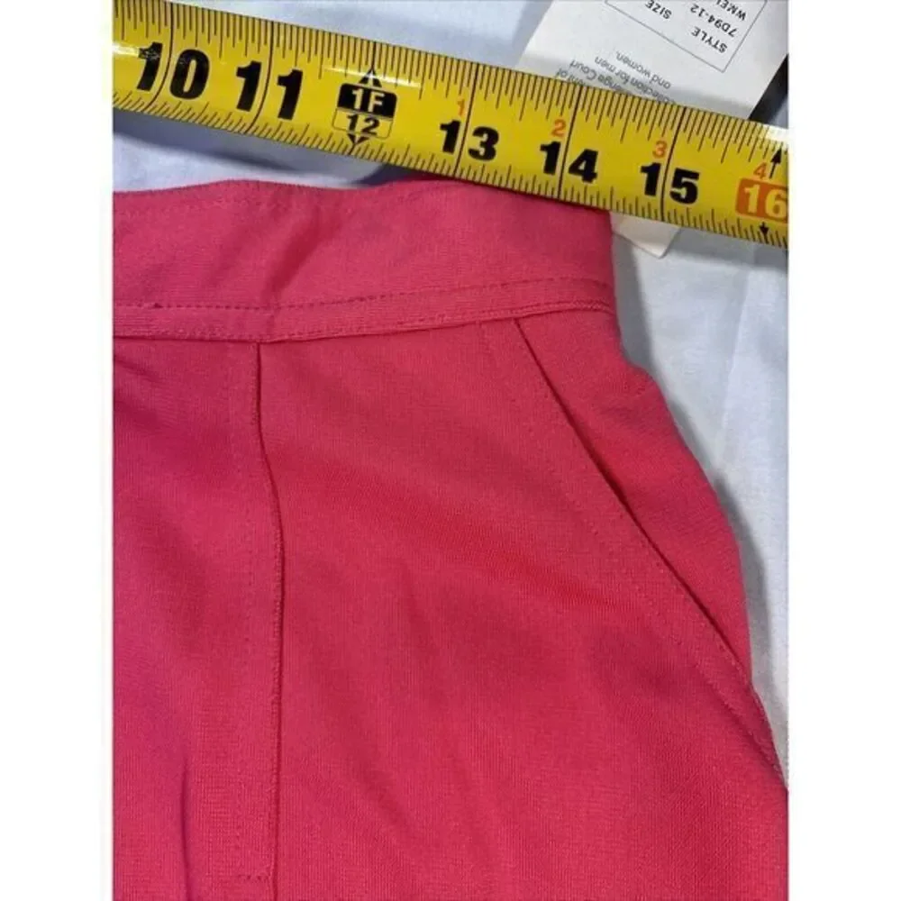 NWT Nike‎ Challenge Court Tennis Skirt Pink Zip Vintage Style 7D94-12